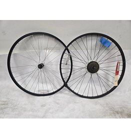 27.5" single wall wheelset 7 speed freewheel 135mm