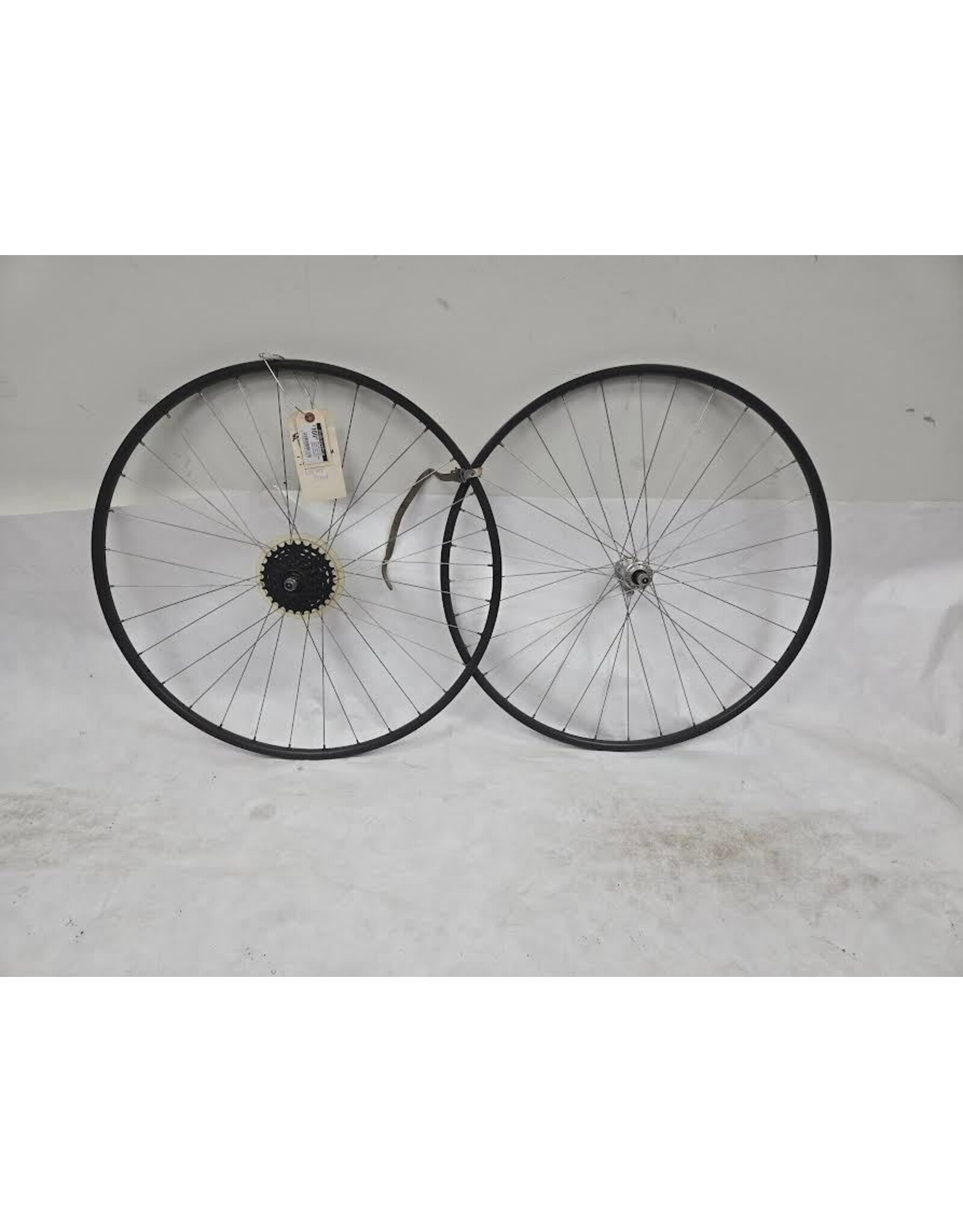 700c Matrix Titan double wall wheelset 126mm rear hub 7 speed freewheel