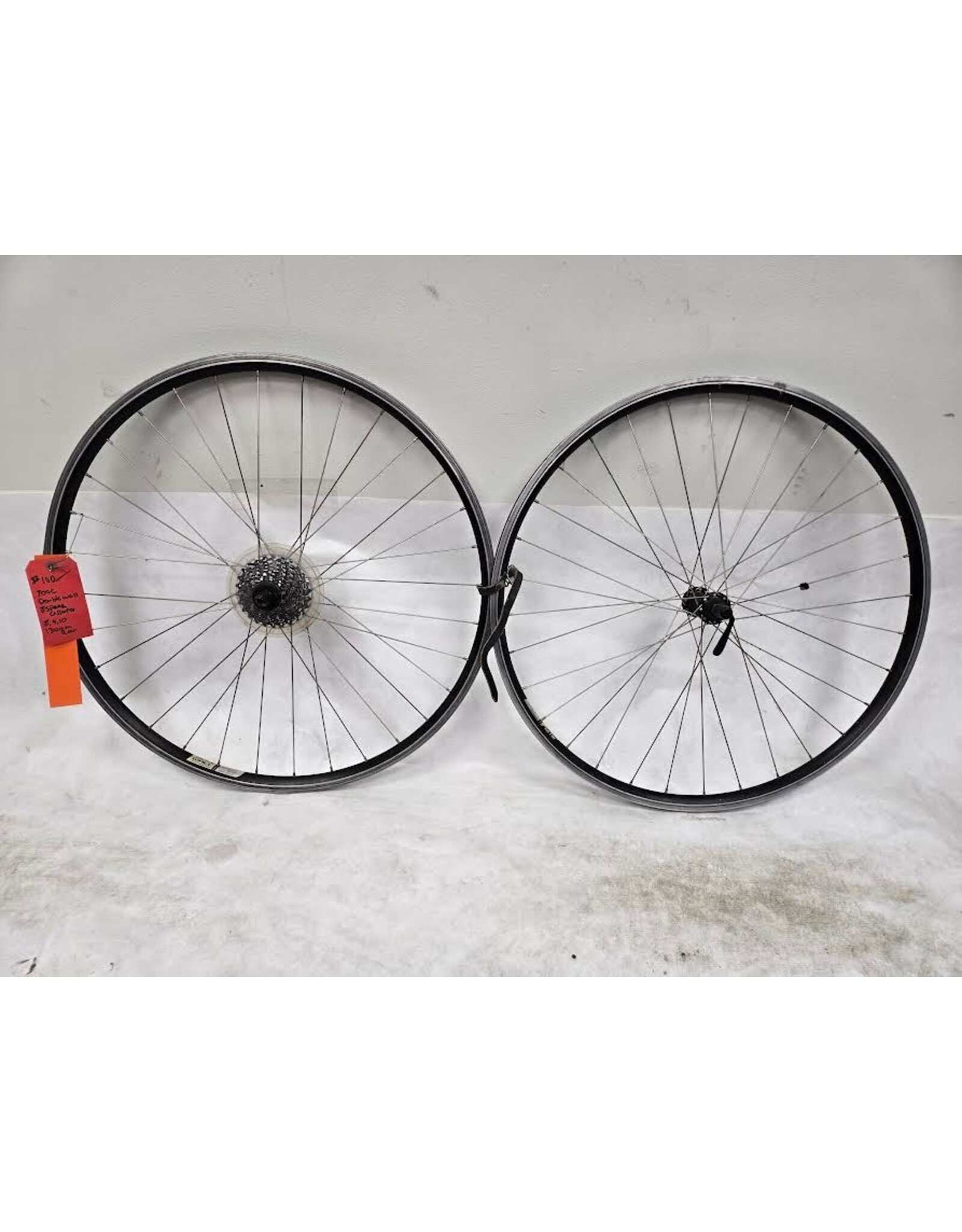 700C double wall QR wheelset 130mm 8,9,10 speed hub 8 speed cassette