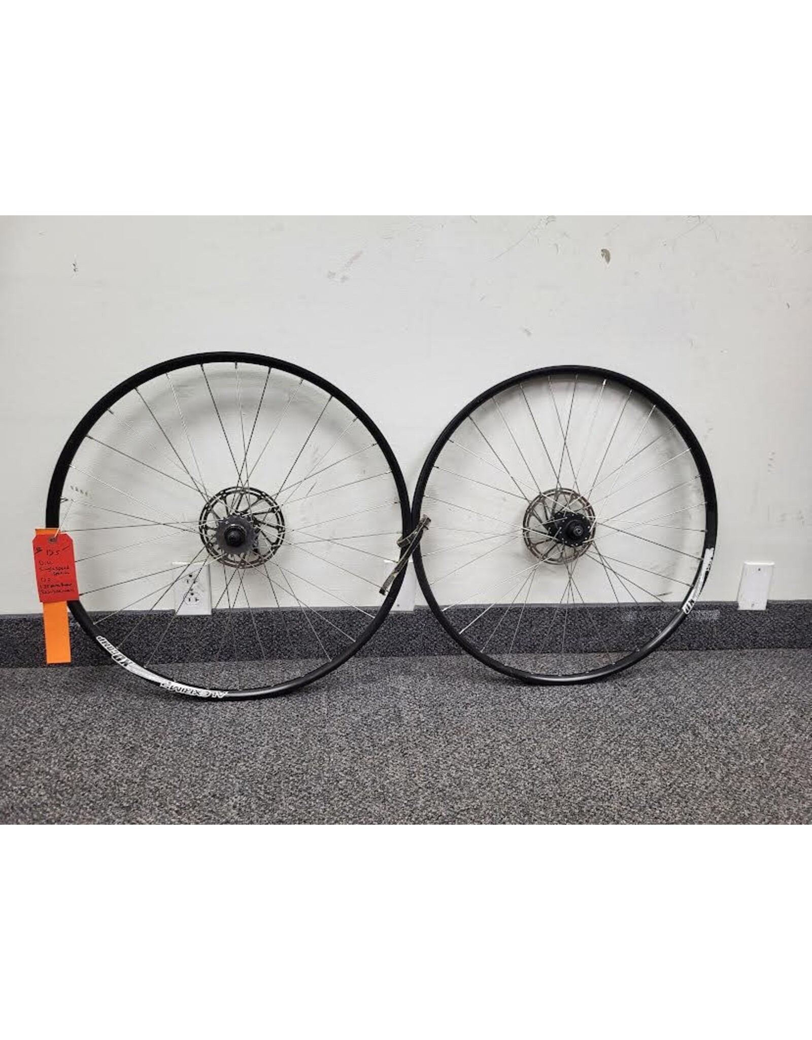 700C Alexrims single speed specific double wall disc wheelset 135mm QR