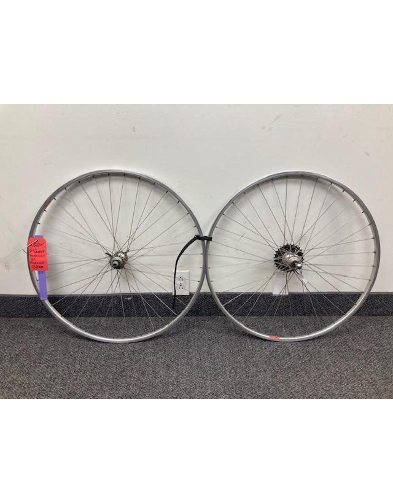 27" double wall wheelset 130mm QR freewheel