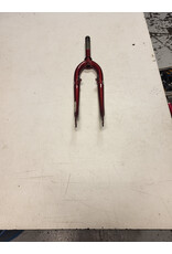 26" threaded fork, red, 7/8"/154mm