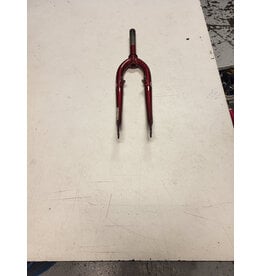 26" threaded fork, red, 7/8"/154mm