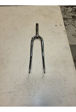 26" threaded fork, silver, 1"/155mm
