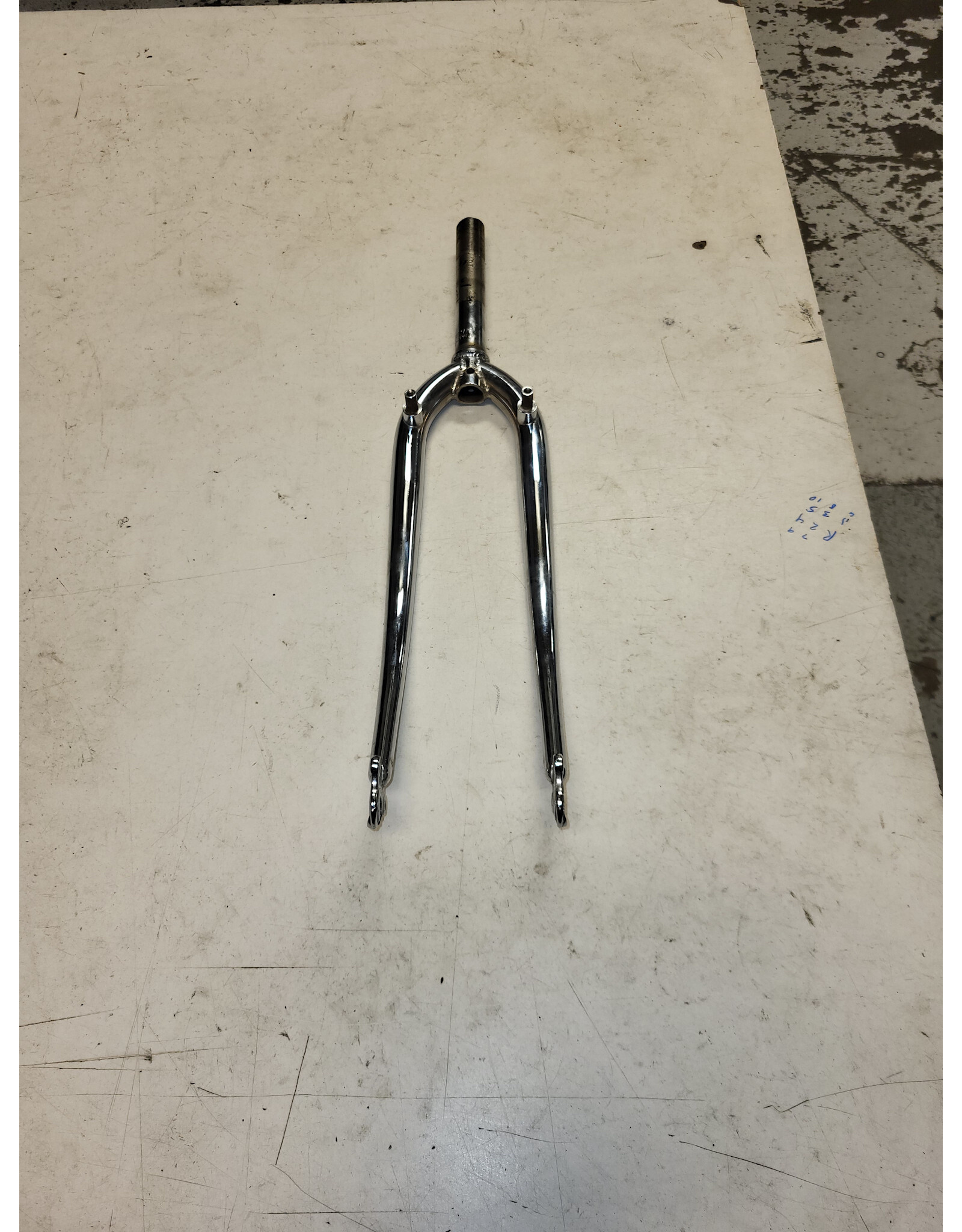 26" threaded fork, silver, 1"/155mm