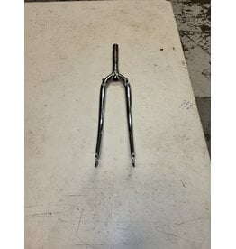 26" threaded fork, silver, 1"/155mm