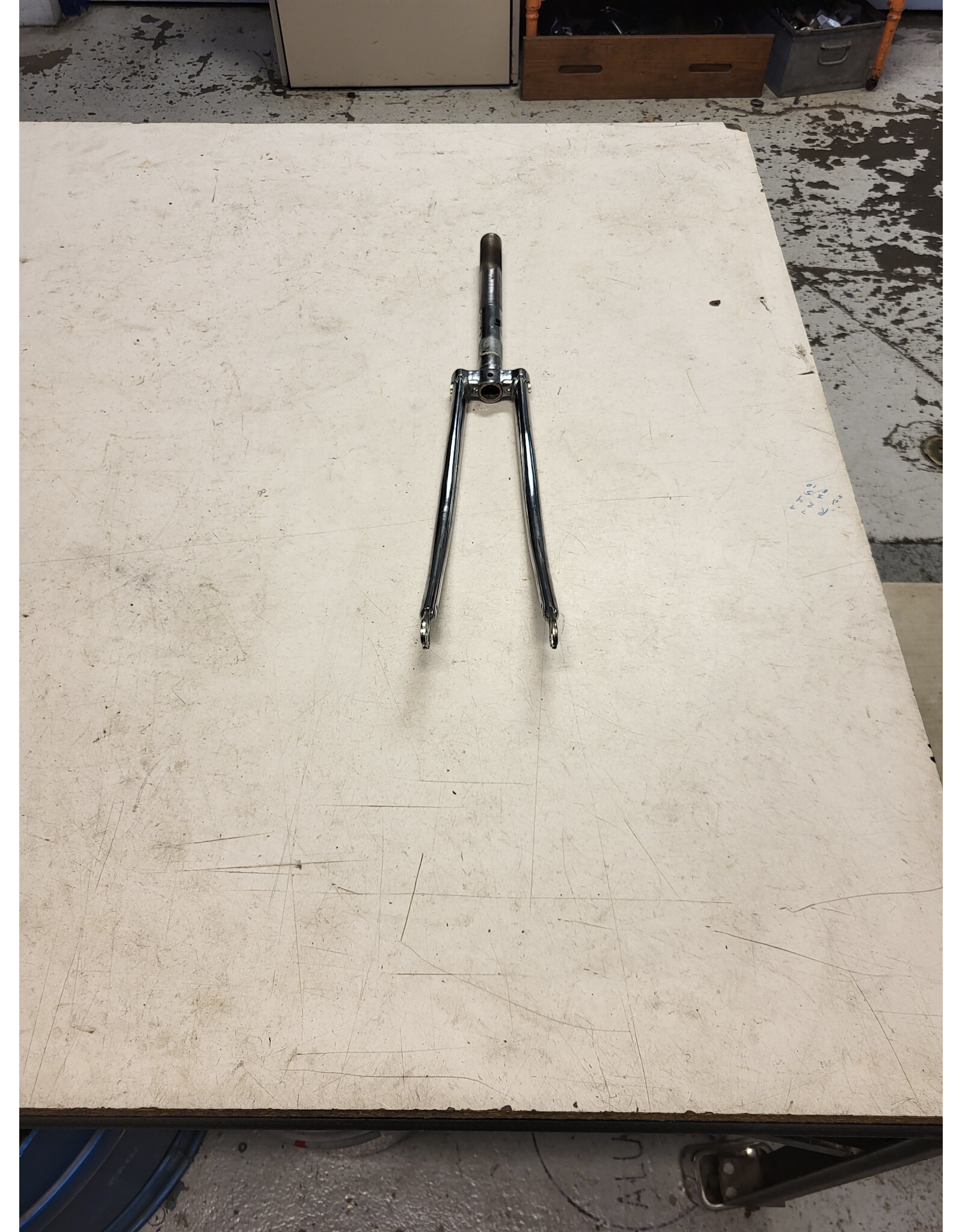 26" threaded fork, silver, 1"/230mm