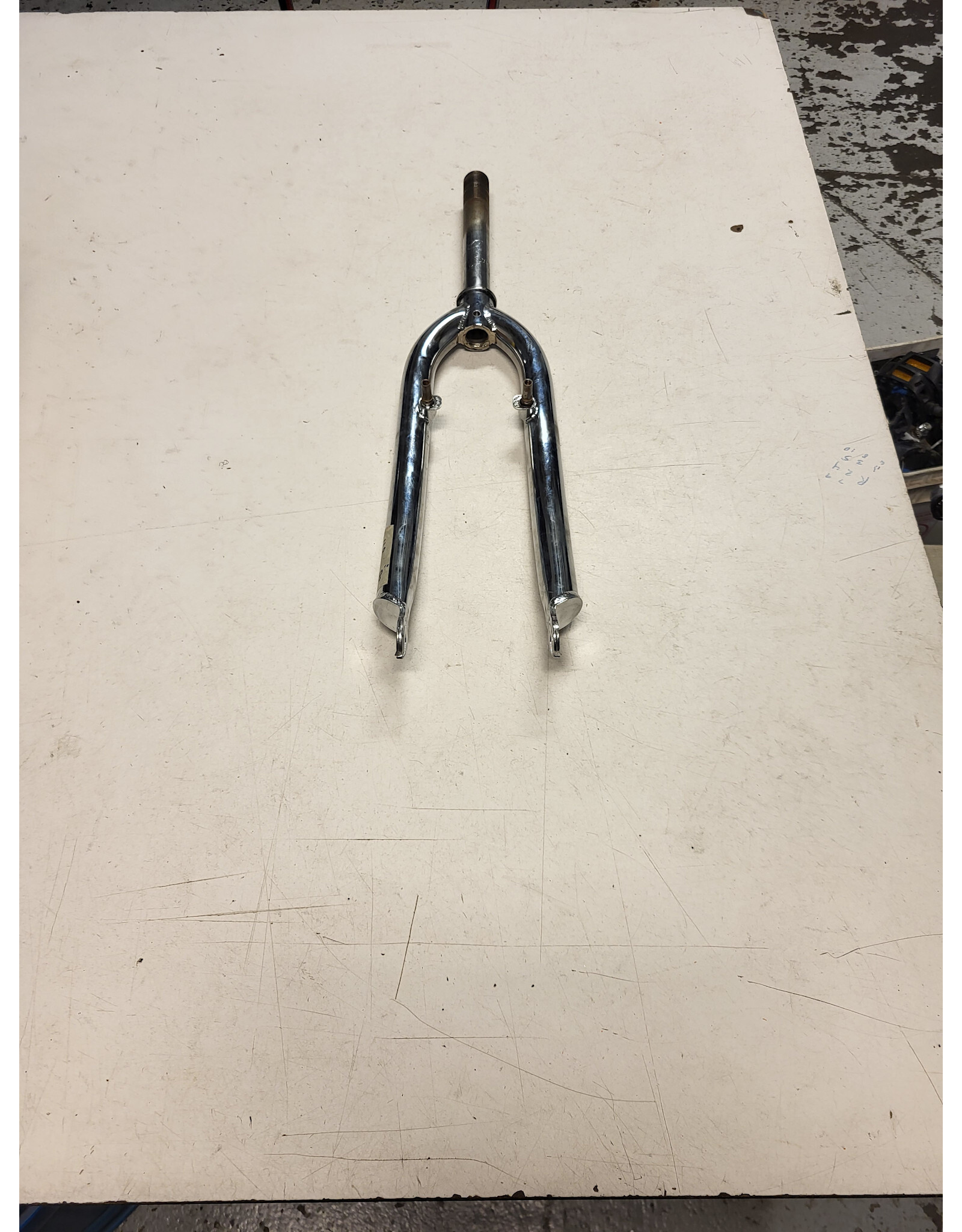 26" threaded fork, silver, 7/8"/169mm