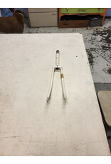 26" threaded fork, white, 1"/185mm