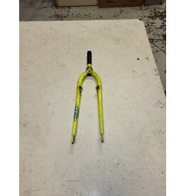 26" threaded fork, yellow, 7/8"/137mm