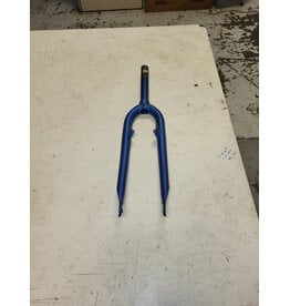 26" threadless fork, blue, 1 1/8"/176mm