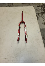 26" threadless fork, red, 1 1/8"/256mm