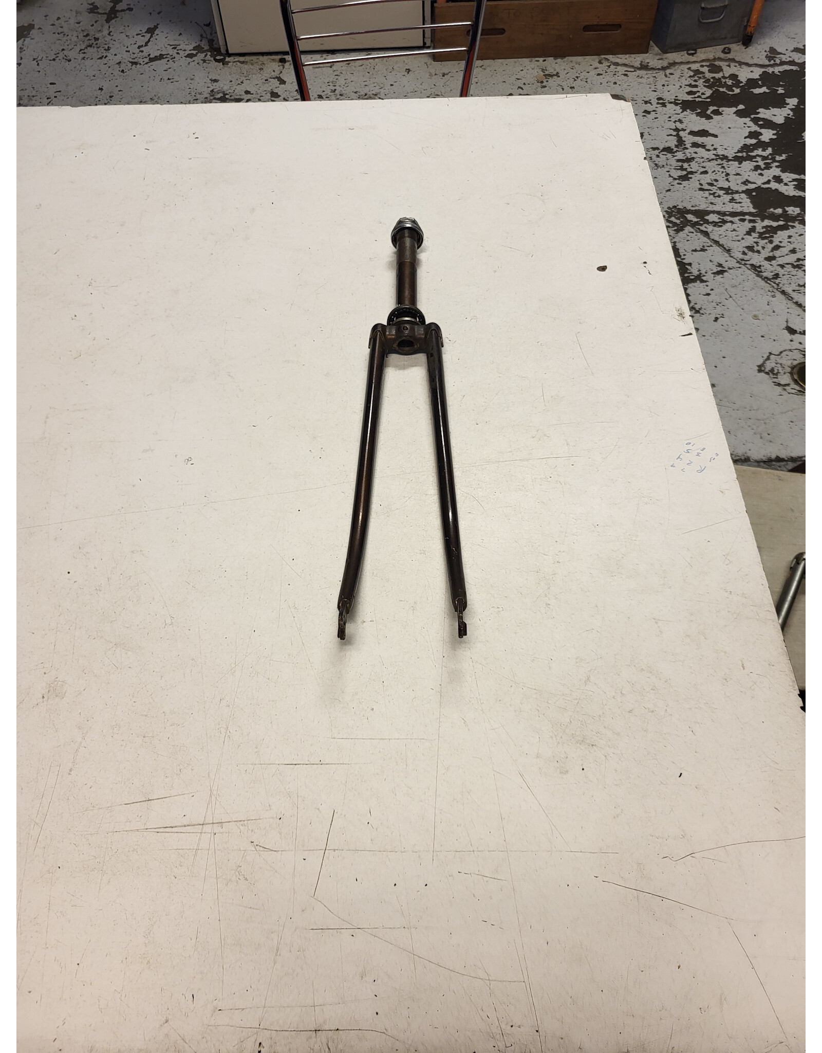 27" threaded fork, brown, 7/8"/ 170mm