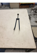 27" threaded fork, blue, 1"/195mm