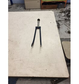 27" threaded fork, blue, 1"/195mm