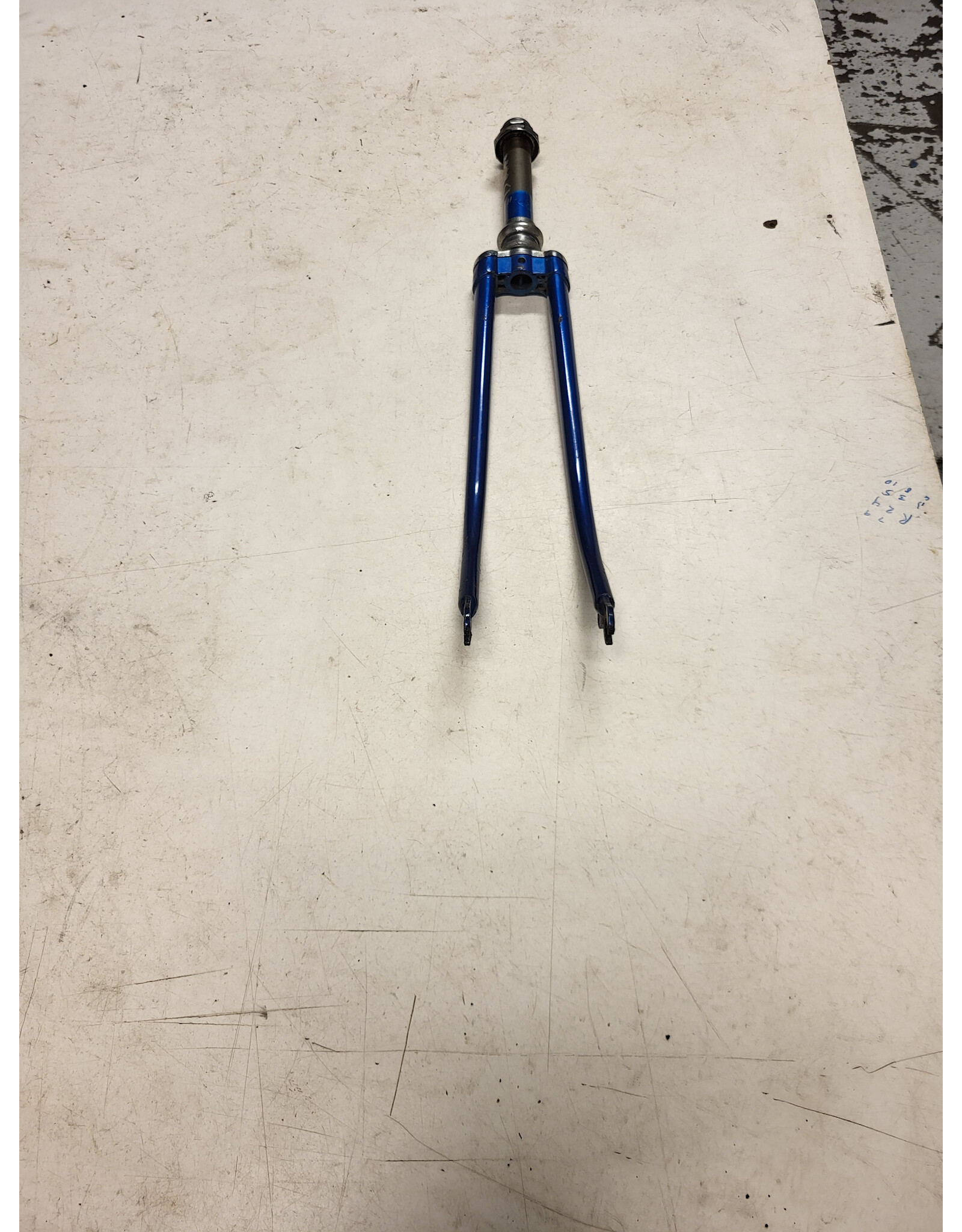 27" threaded fork, blue, 1"/152mm