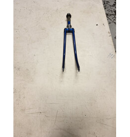27" threaded fork, blue, 1"/152mm