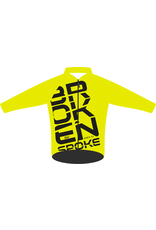 Racing Apparel Racing Apparel TBS Broken Text LS Full Zip Jersey Yellow