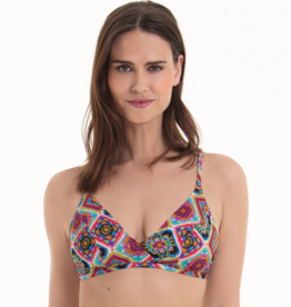 ANITA Minou Plunge Bikini Top WF Crochet Flower