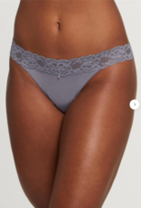 MONTELLE Thong with Lace Trim FW24