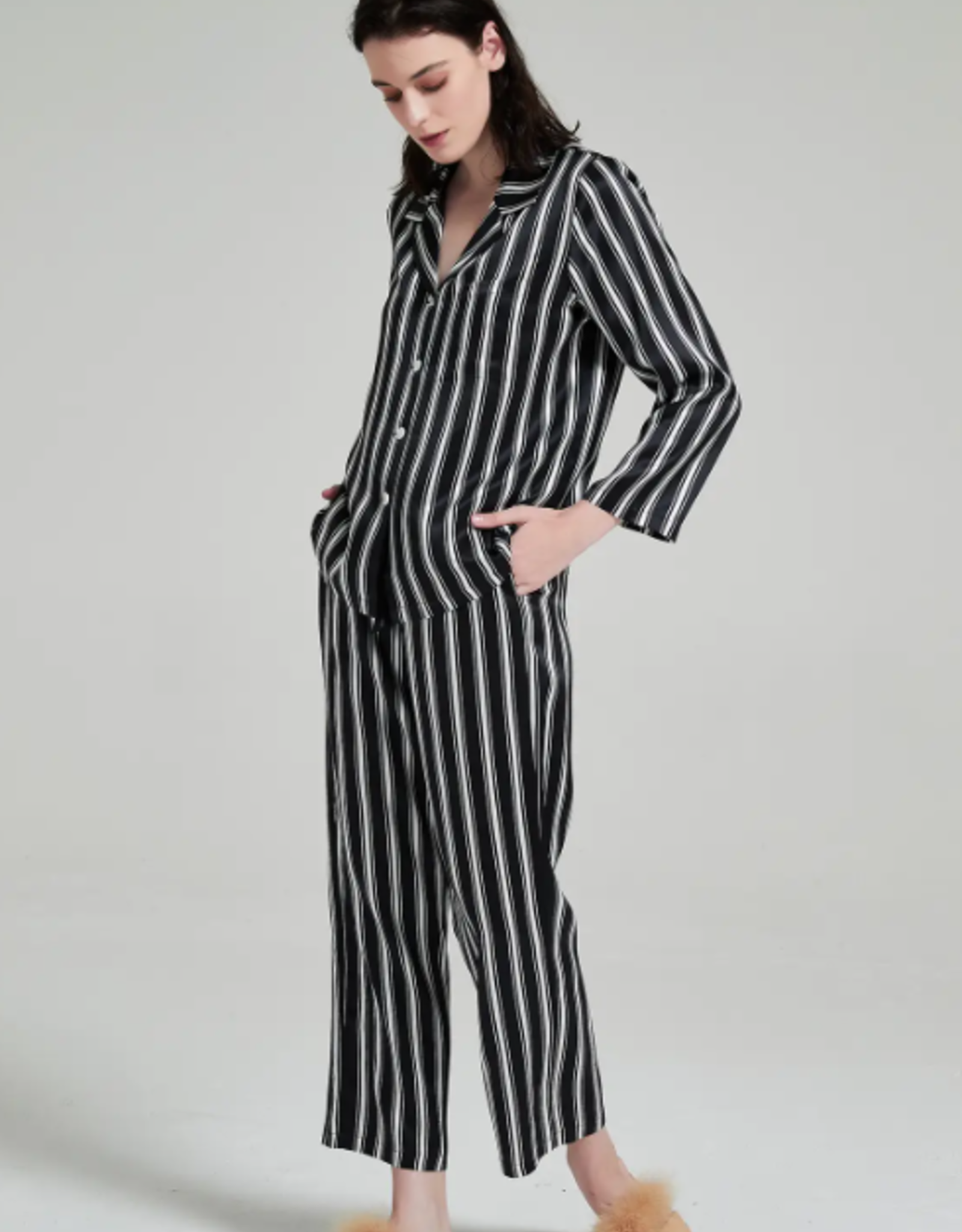 SaySilk Silk Stripe PJ