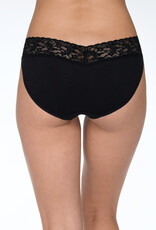 HANKY PANKY Cotton V-Kini with Lace