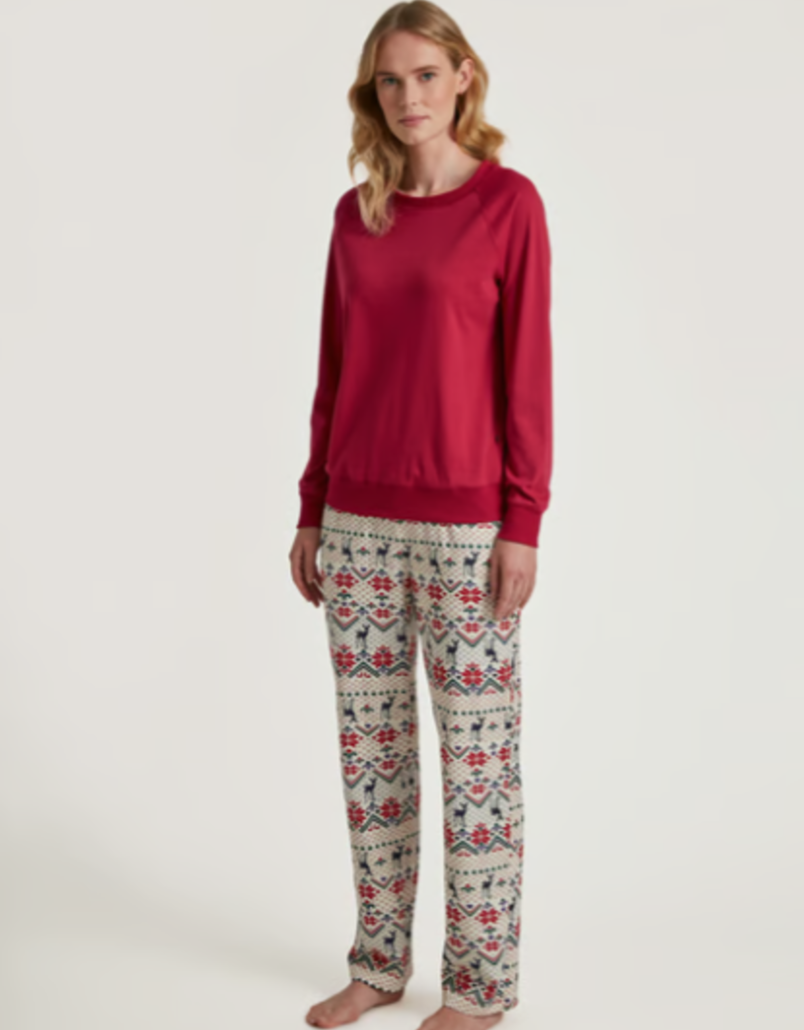 CALIDA Favourites Holidays Flannel Pant Print