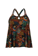 ANITA 8855 Mabel Tropical Nights Flare Tankini