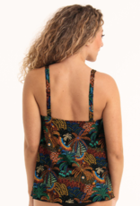 ANITA 8855 Mabel Tropical Nights Flare Tankini