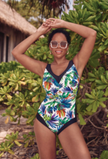ANITA 7348 Tisa Floral Illusion One Piece Swimsuit