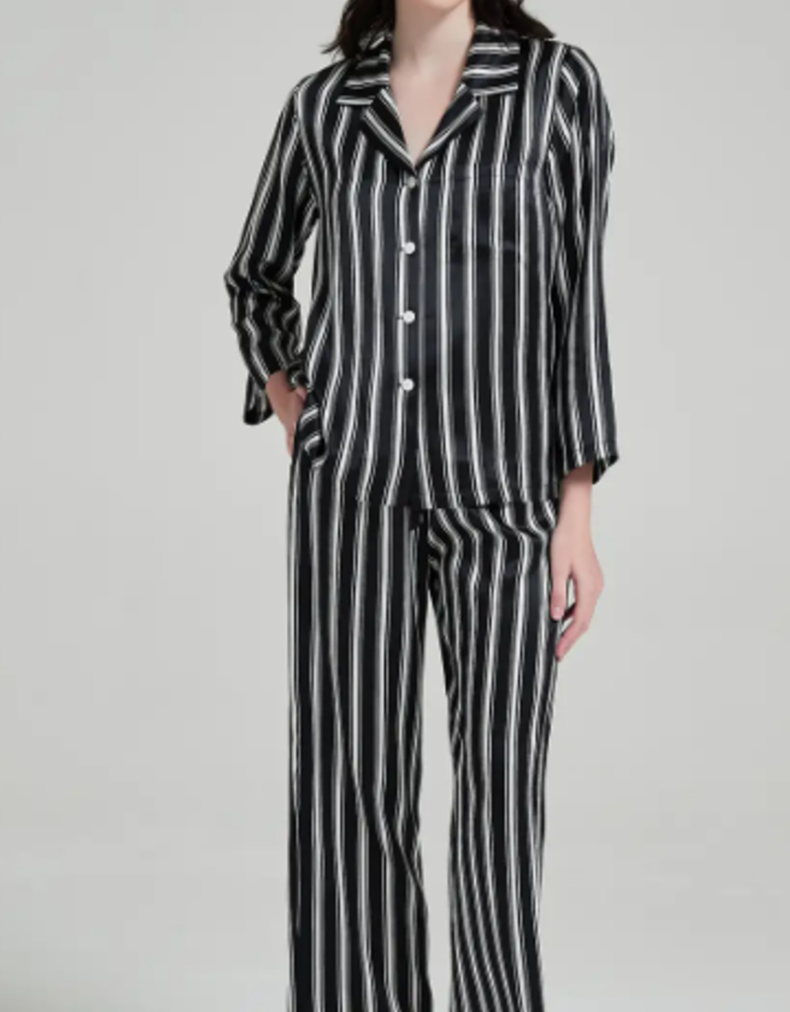 SaySilk Silk Stripe PJ