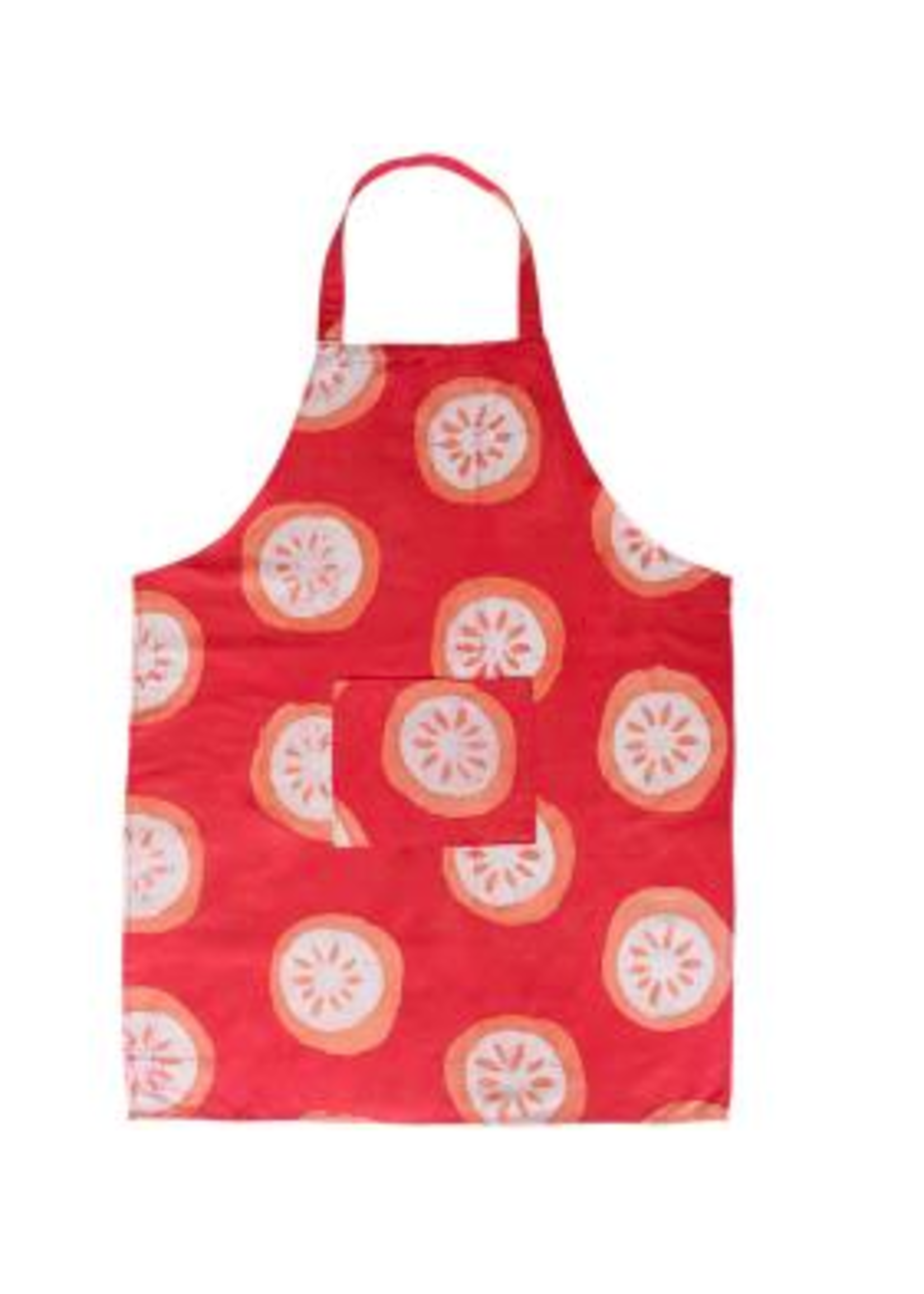 Apron Reversible - Citrus Papaya