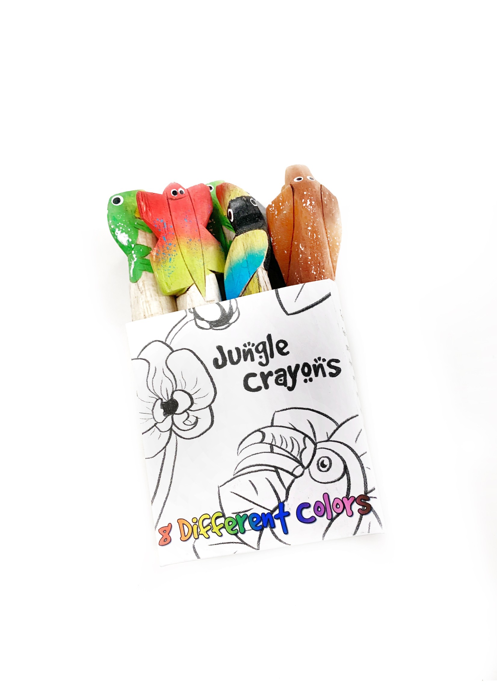 Jungle Creatures Crayon Set