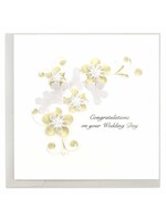 Quilled Card - Floral Wedding