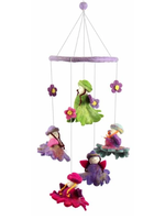 Felt Nursery Mobile - Flower Fairies