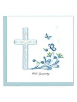 Quilled Card - Sympathy Cross