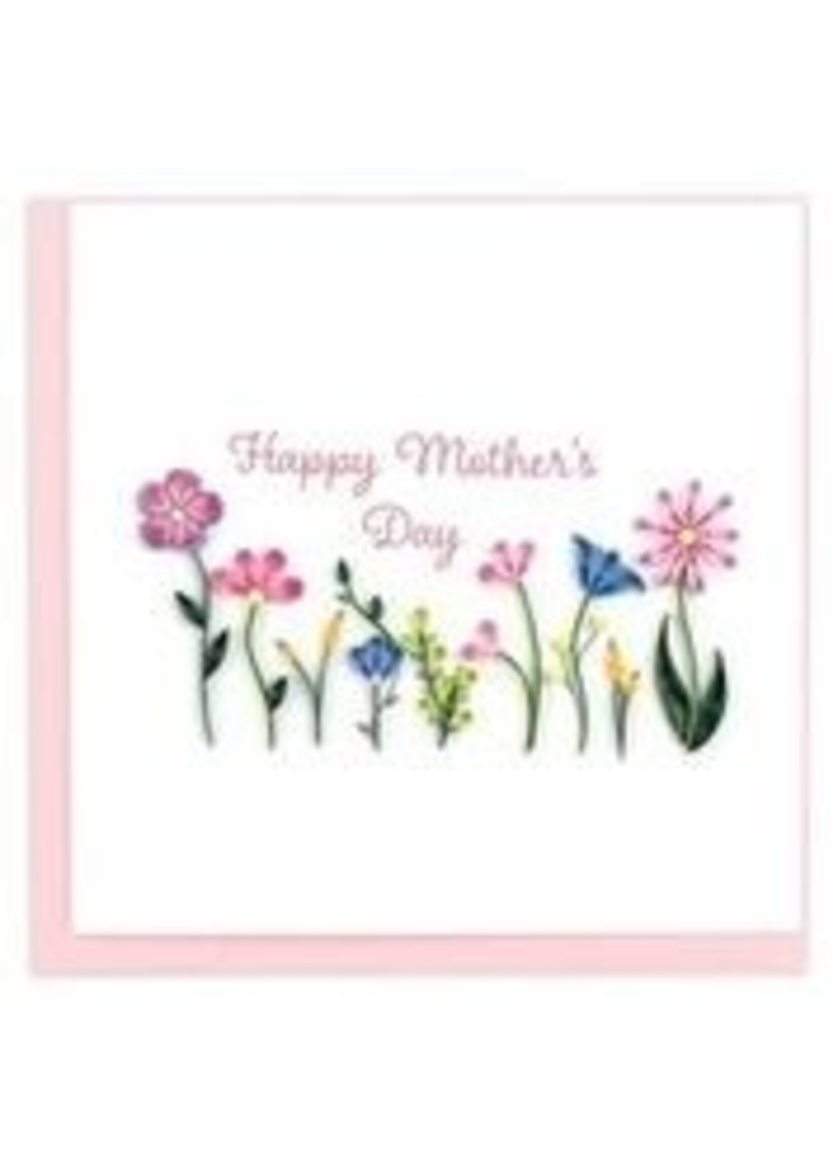 Quilled Card - Mother's Day Wildflowers