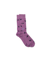 Socks that Save Cats Purple