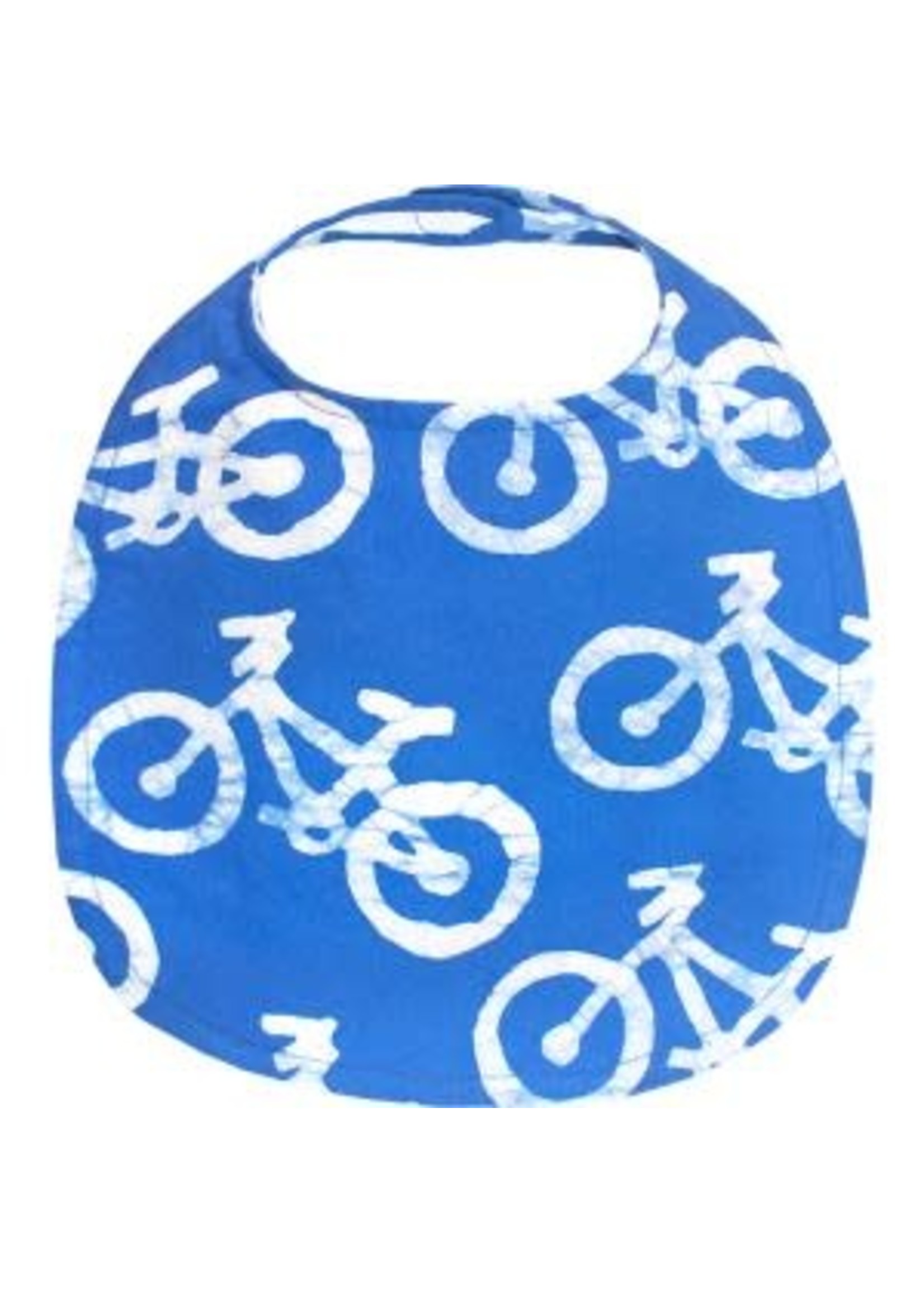 Babies Bib - Bikes Blue