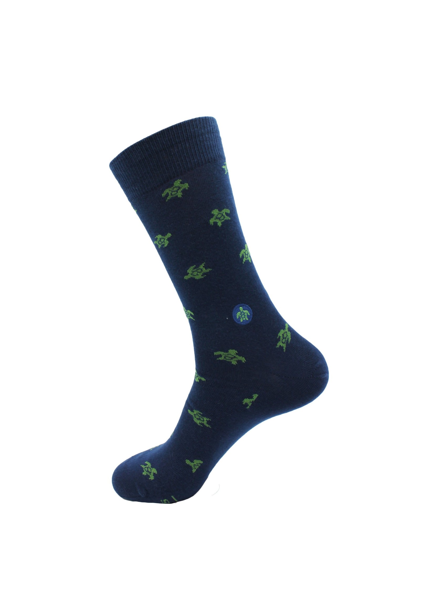 Socks That Protect Turtles - Navy