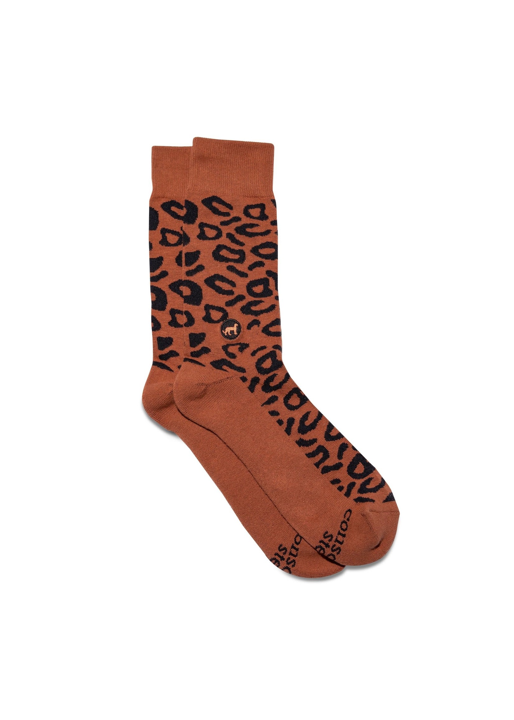 Socks - Protect Cheetahs Rust/Black Spots