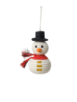 Ornament - Woven Snowman w/ Scarf