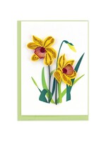 Quilled Gift Enclosure - Mini Card Daffodil