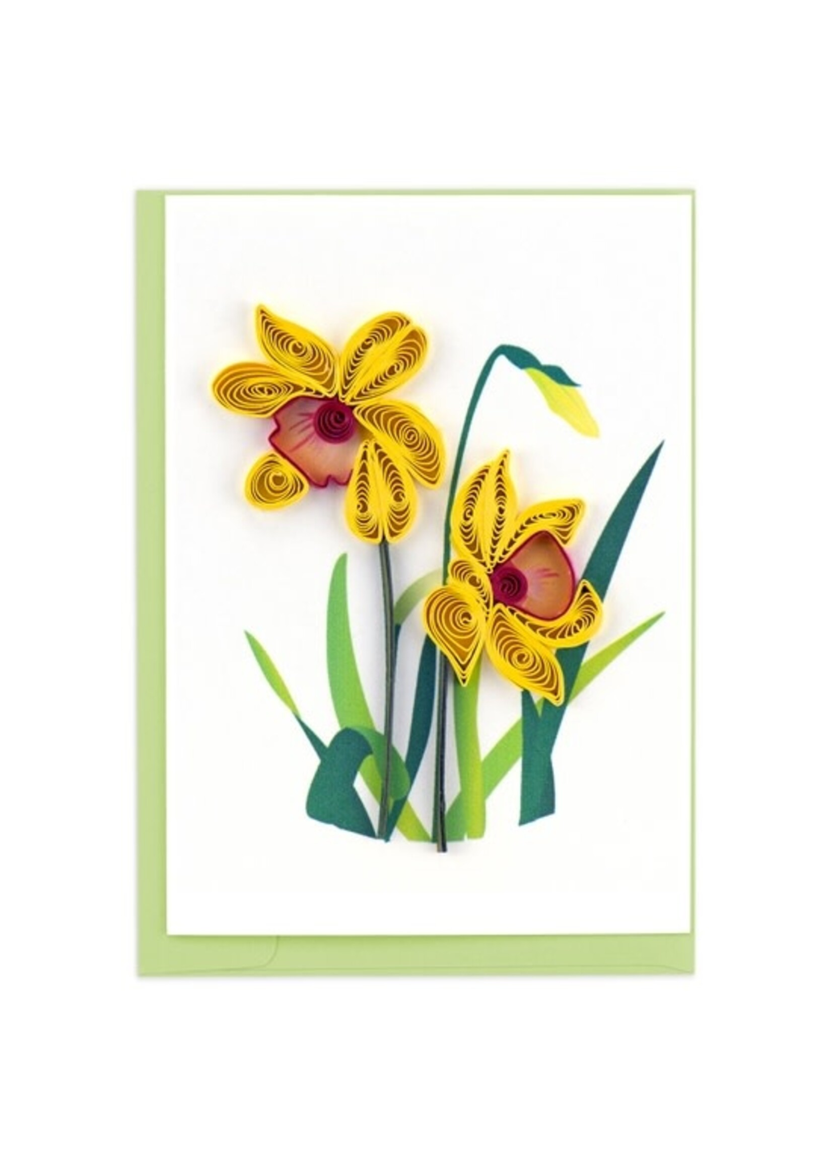 Quilled Gift Enclosure - Mini Card Daffodil