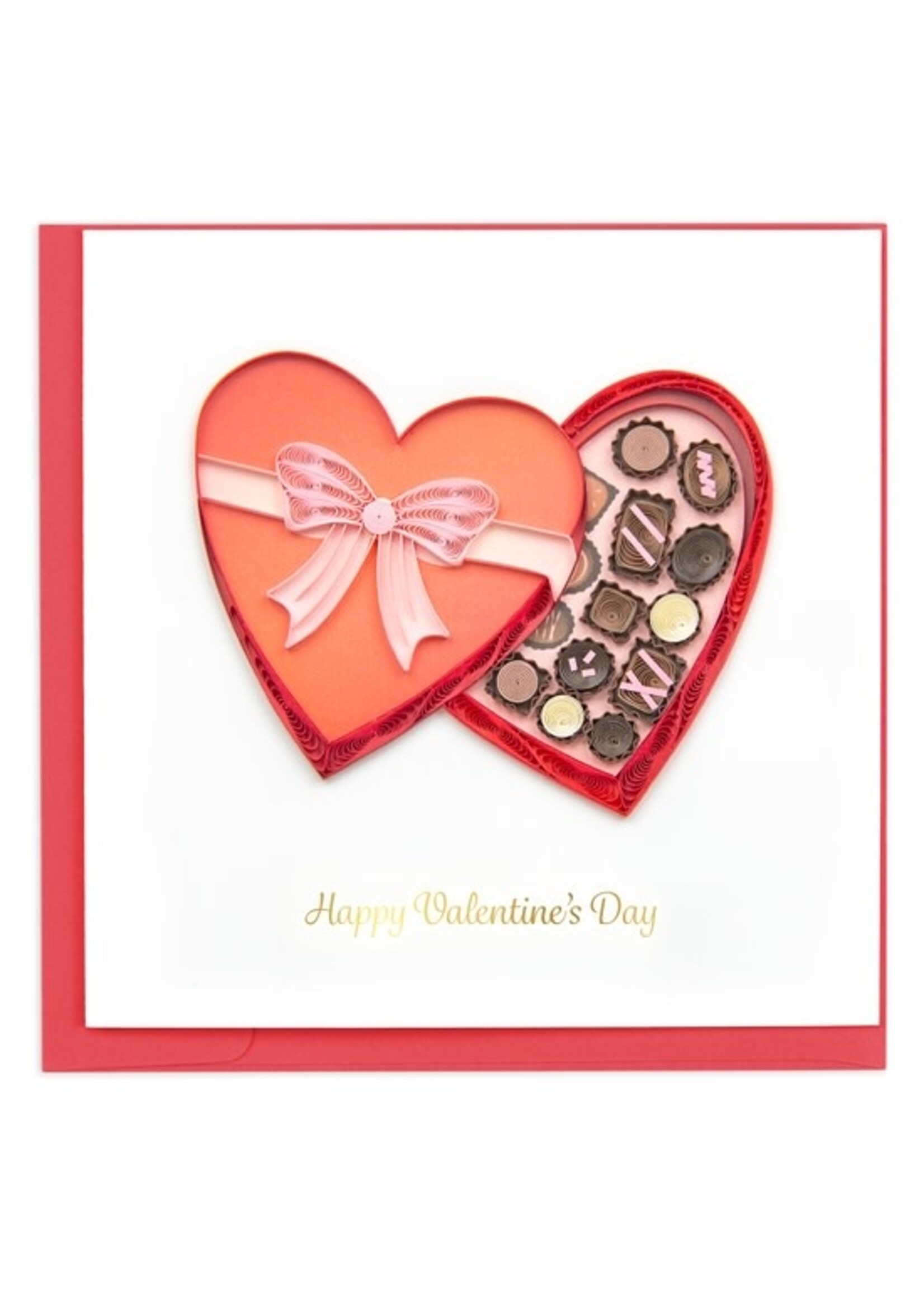 Quilled Card - Box of Chocolates
