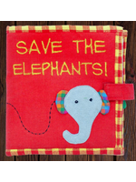 Children's Book -  Fabric Save the Elephants