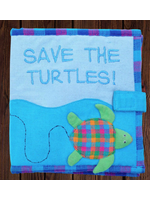 Children's Book -  Fabric Save the Turtles