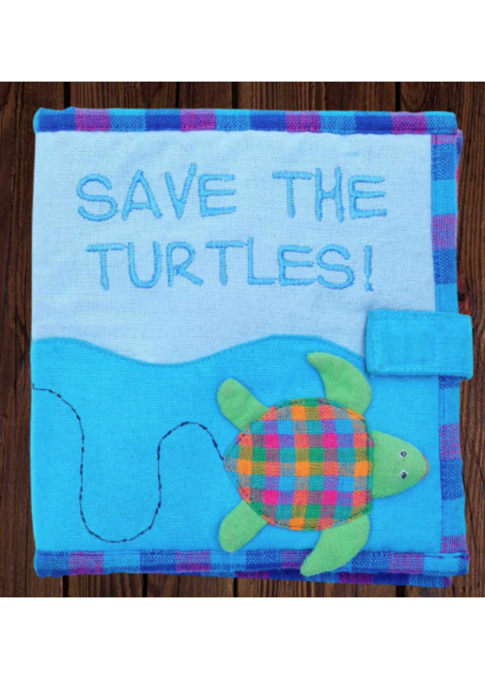 Children's Book -  Fabric Save the Turtles