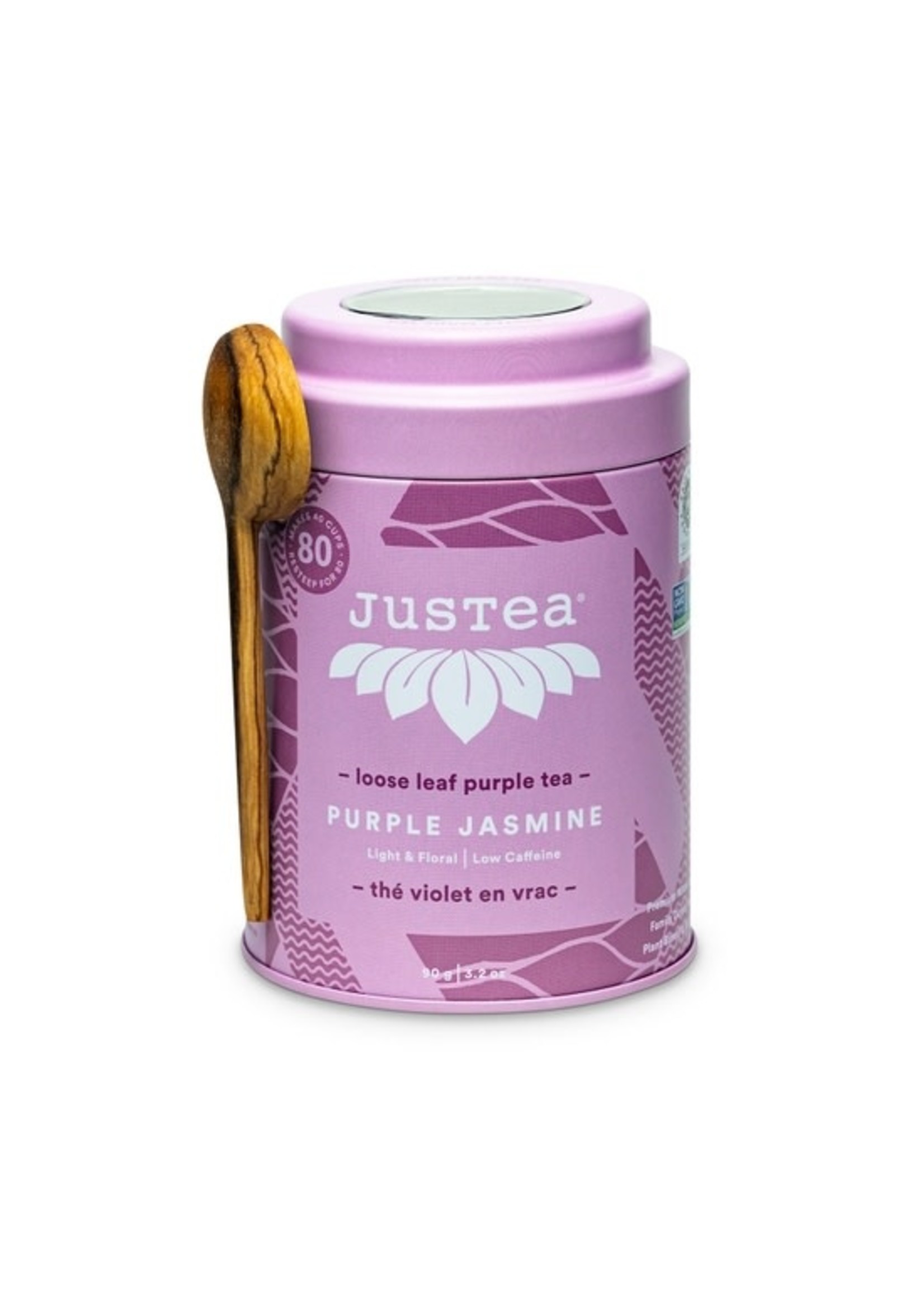 Tea - Loose Leaf Purple Jasmine Tin w/ Spoon