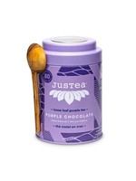 Tea - Loose Leaf Purple Chocolate Tin w/ Spoon